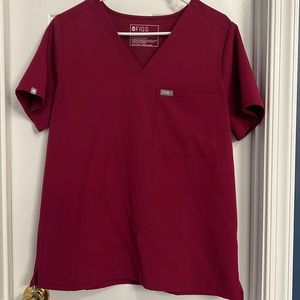 Figs Dark Magenta Scrub Set